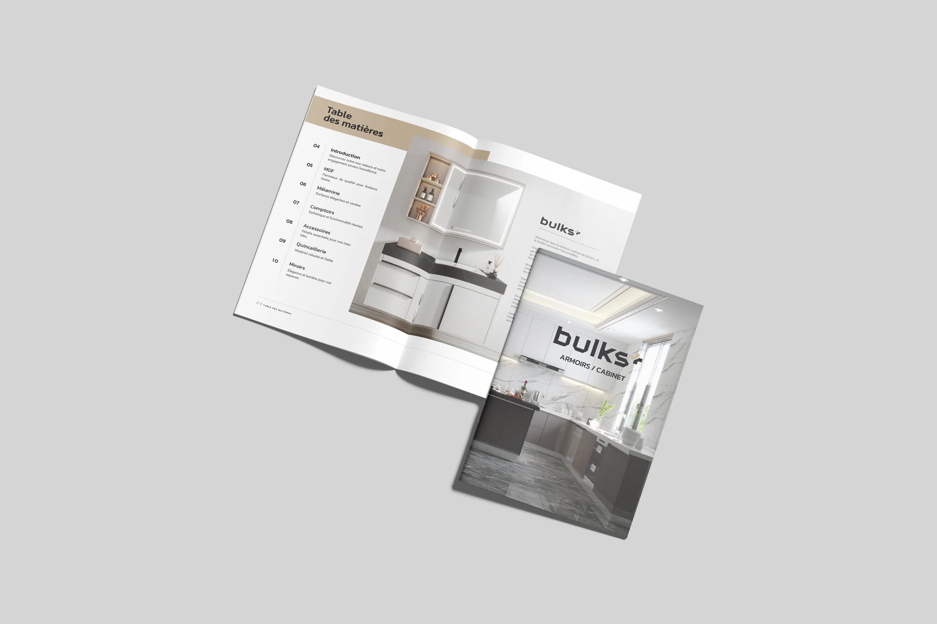 BULKS open printed brochure